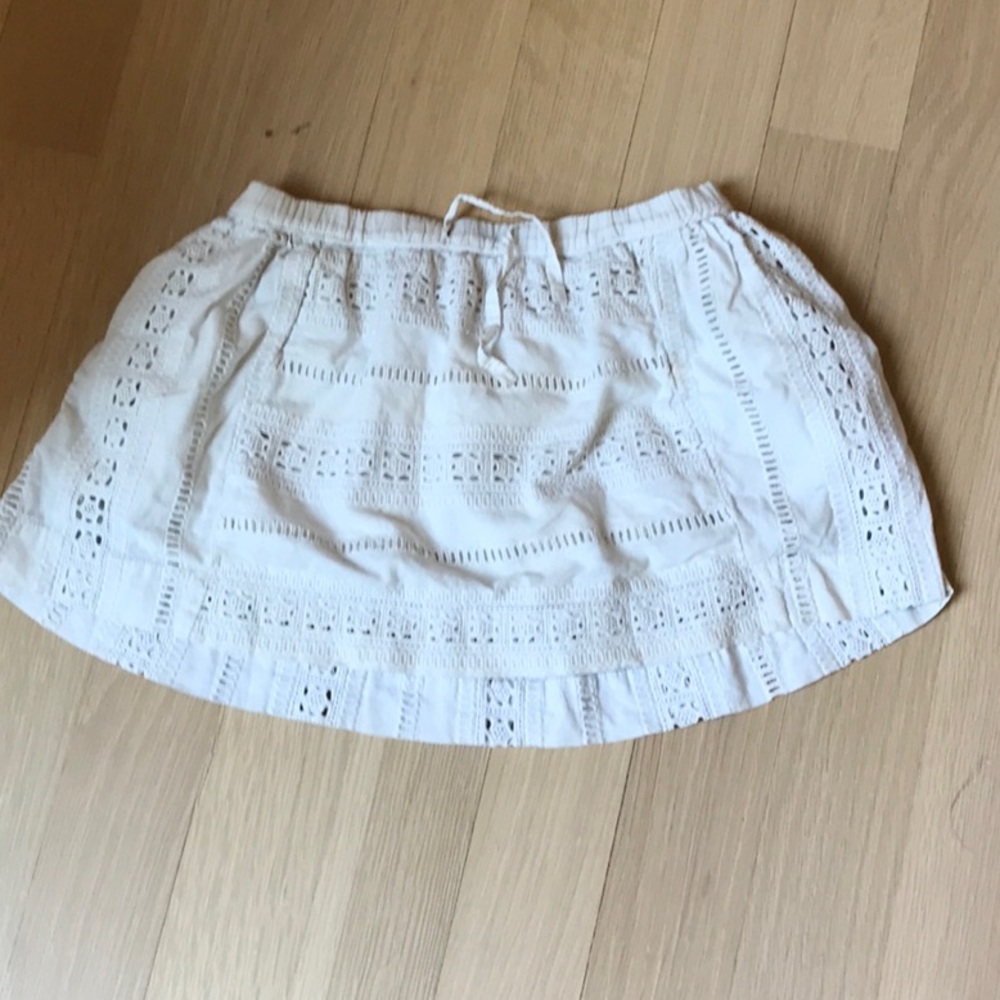 CrewCuts, size 4/5 kids white skirt.